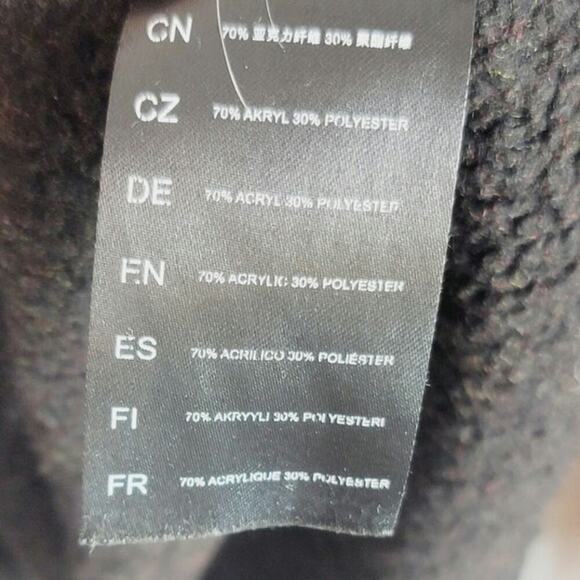 KUHL Revel Quarter-Zip Fleece Sweater in Black/Steel, sz Large - Picture 8 of 14